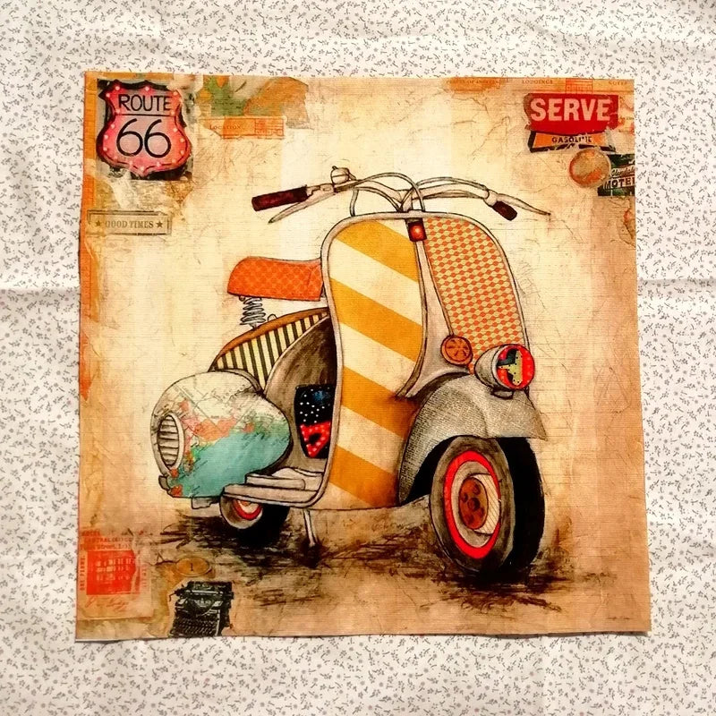 1 Pcs/Lot Digital Printed Cloth 28x28cm 100% Cotton Canvas Fabric Free Shipping