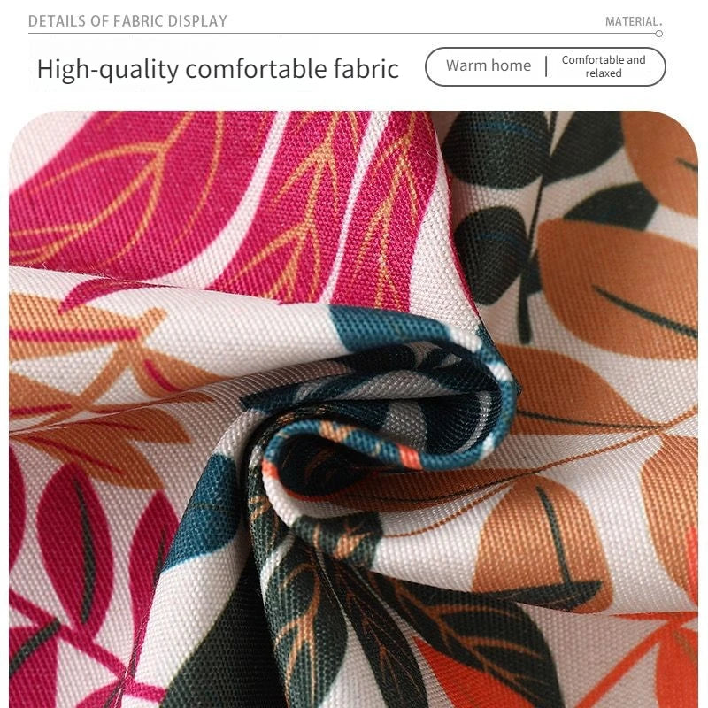 Printed Canvas Sofa Fabric By The Meter for Upholstery Pillowcases Tablecloth Apron Curtains Diy Sewing Cloth Wearable Floral