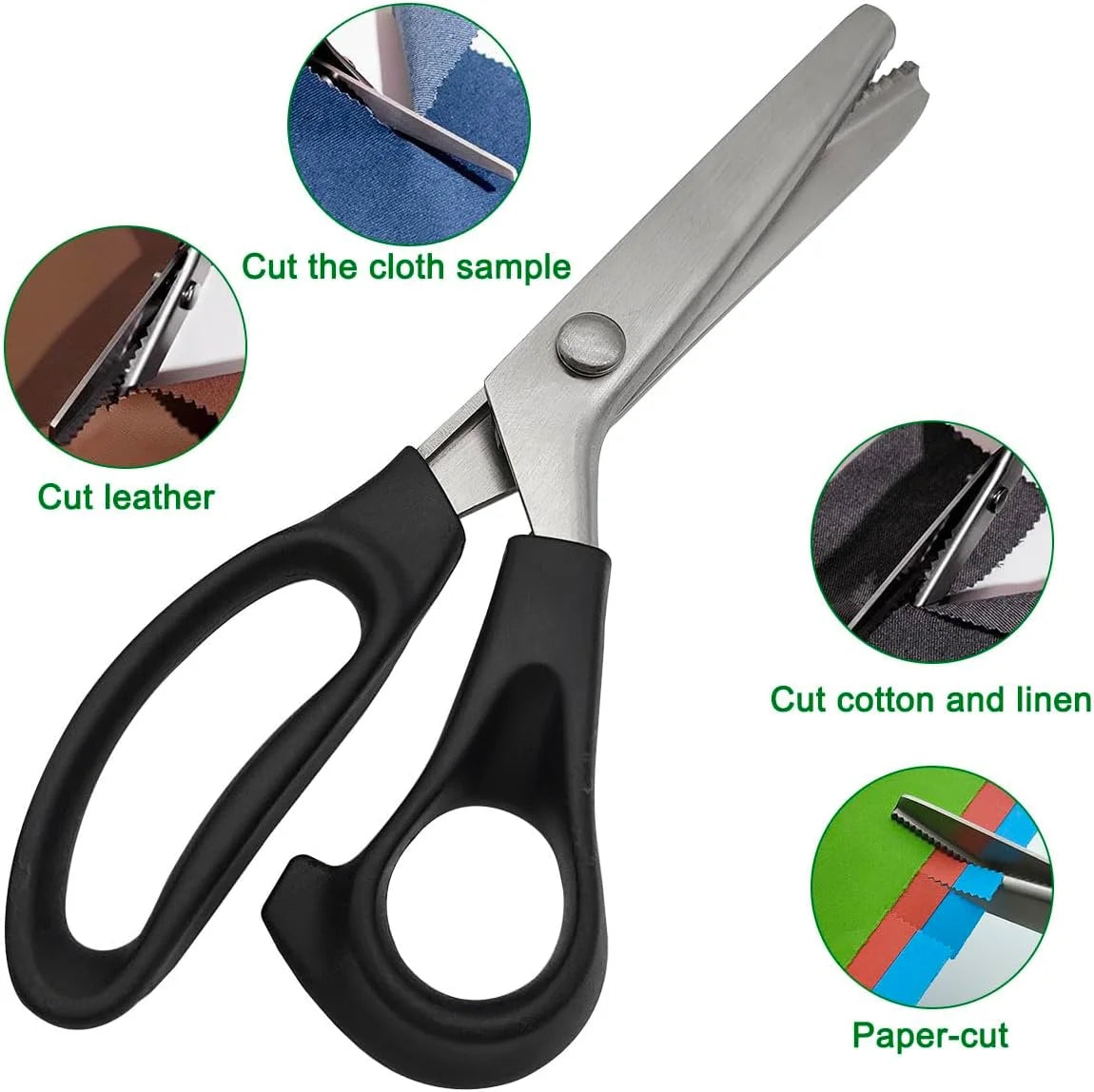 Pinking Shears, professional Dressmaking, Sewing, Pinking Scissors, Zig Zag Scissors, Fabric Decorative Edge Tool