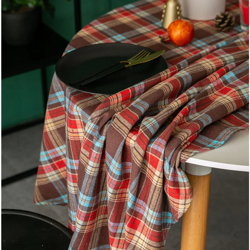 Christmas Plaid Fabric for DIY Craft Sewing Home Christmas Decoration Home Quilting Shirts Scarves Pajamas & Receiving Blankets