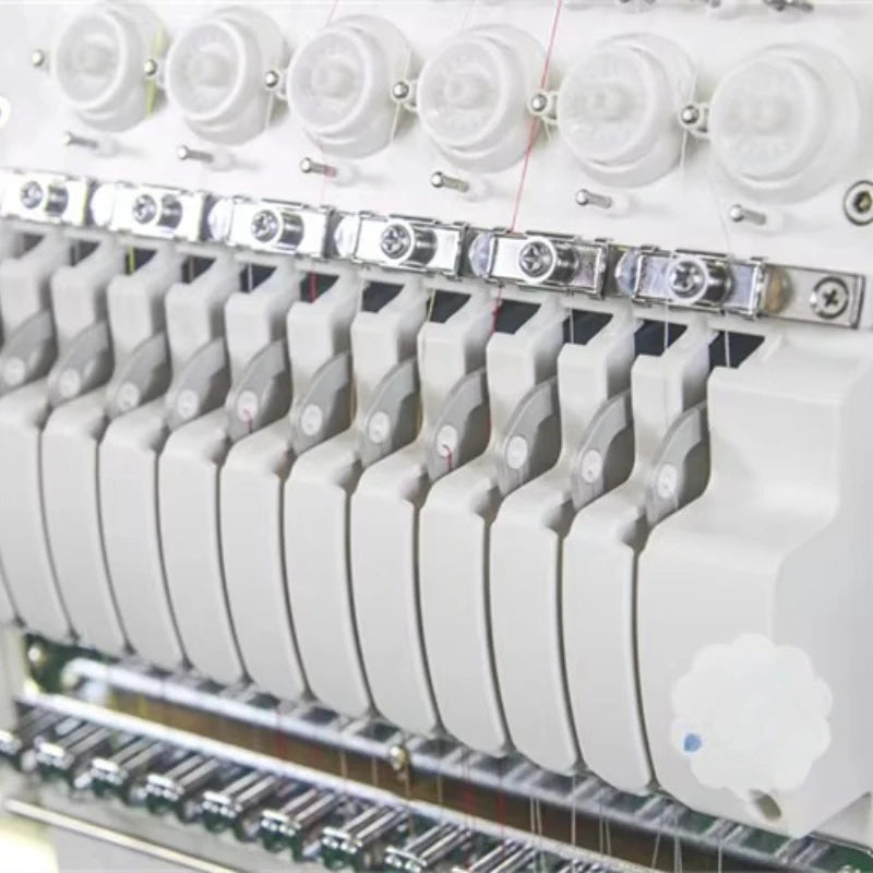 Digital Two Head Embroidery Sewing Machine Computer 9 12 15 Needle 2 Head Hat T-shirt Embroidery Machines