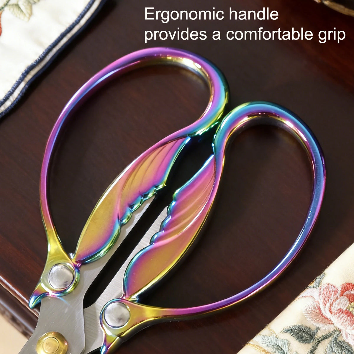 1PC,Retro Sewing Scissors Fabric Cutter Embroidery Thread Scissor Needlework Shears Household Sewing Accessories