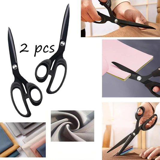 2pcs Scissor Sewing  Fabric Needlework Embroidery Garment Cutting Fabric Cutter Craft Shears