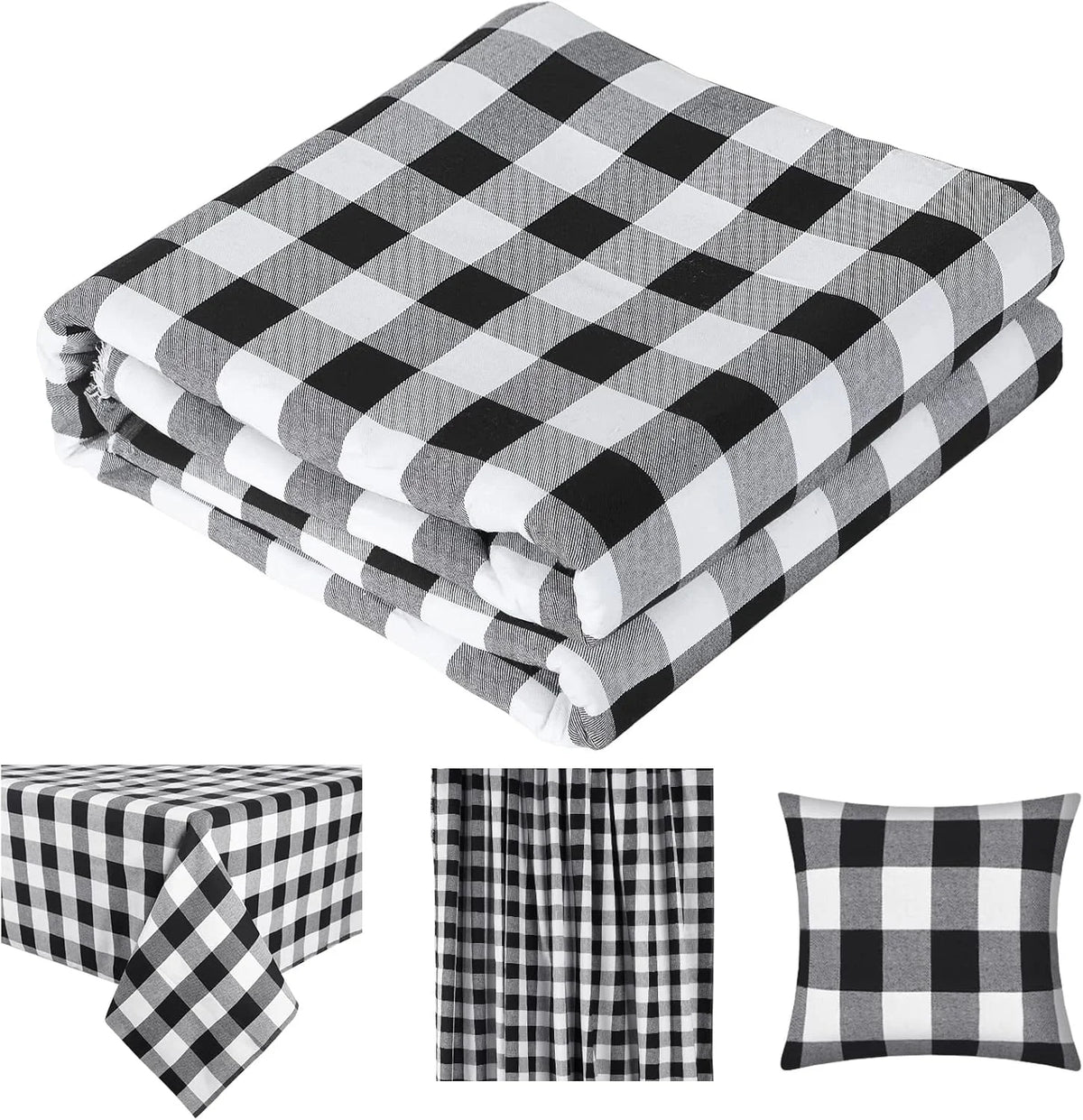 Christmas Plaid Fabric for DIY Craft Sewing Home Christmas Decoration Home Quilting Shirts Scarves Pajamas & Receiving Blankets