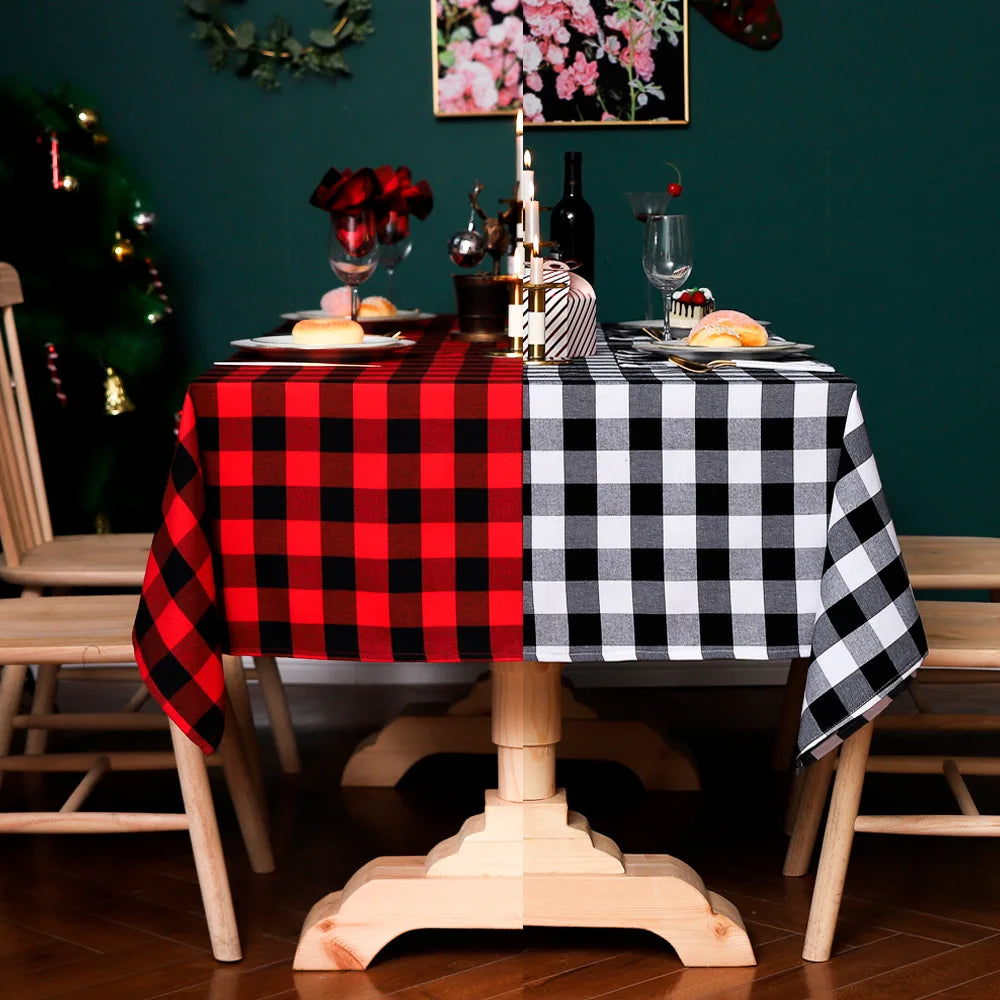 Christmas Plaid Fabric for DIY Craft Sewing Home Christmas Decoration Home Quilting Shirts Scarves Pajamas & Receiving Blankets