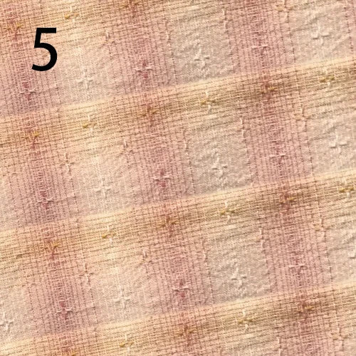 50x70cm grid multicolor Fine point jacquard weave yarn-dyed fabric handwork DIY fabric for patchwork quilts