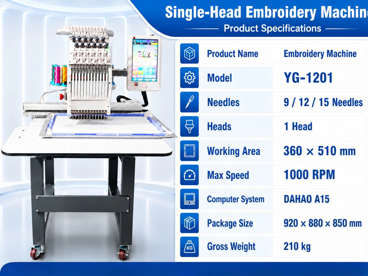 Digital Two Head Embroidery Sewing Machine Computer 9 12 15 Needle 2 Head Hat T-shirt Embroidery Machines